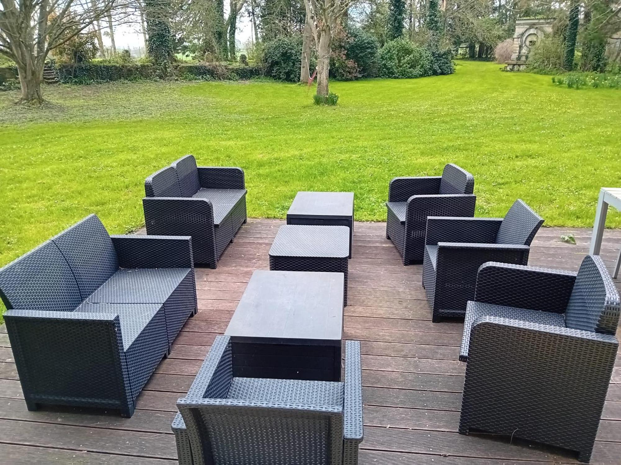 Magnifique Chateau Renove Proche Bourg Grand Parc Belle Terrasse Billard, Ping Pong, Proche Bayeux Et Plages Du Debarquement Tilly-sur-Seulles Exterior foto